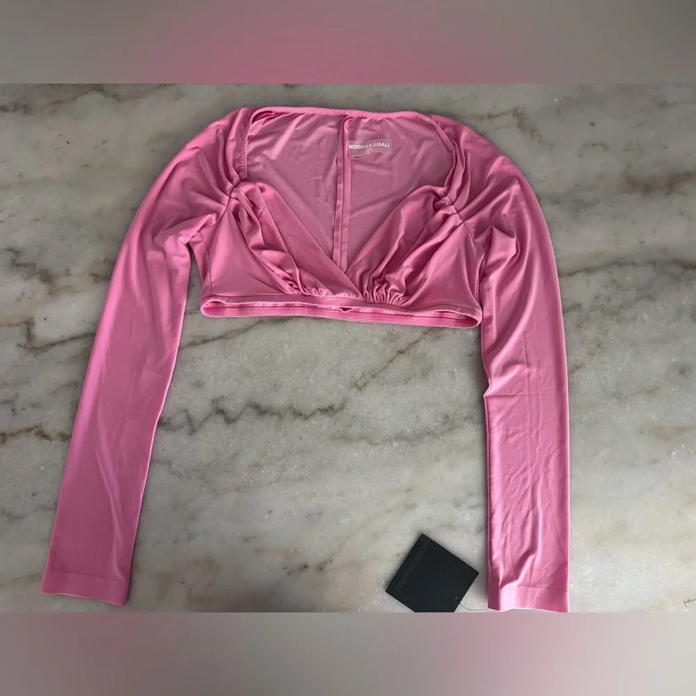 NWT-Cropped Sweetheart Top - Picture 5 of 7